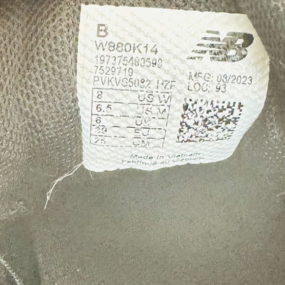 New Balance Fresh Foam 880v14 Womens 8 Black Running Shoes Athletic Sneakers - Picture 9 of 10